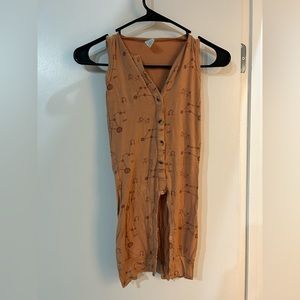 kate quinn leo sleeveless button sport jumpsuit